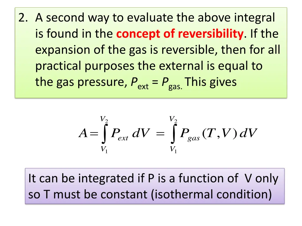 2 a second way to evaluate the above integral