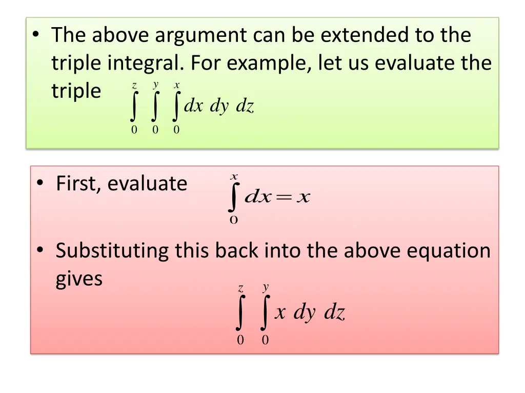 the above argument can be extended to the triple