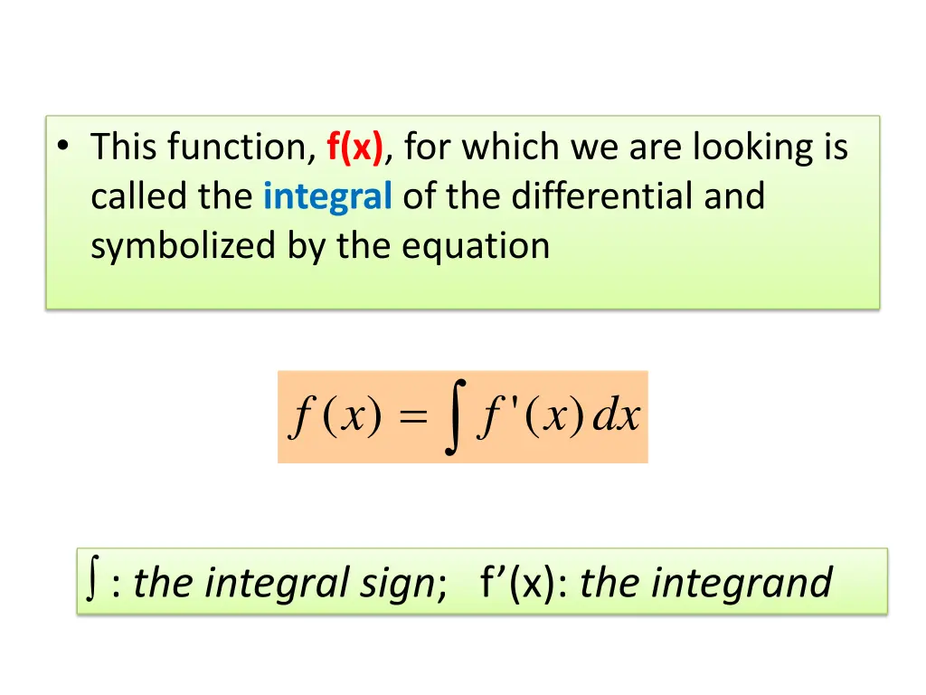 this function f x for which we are looking