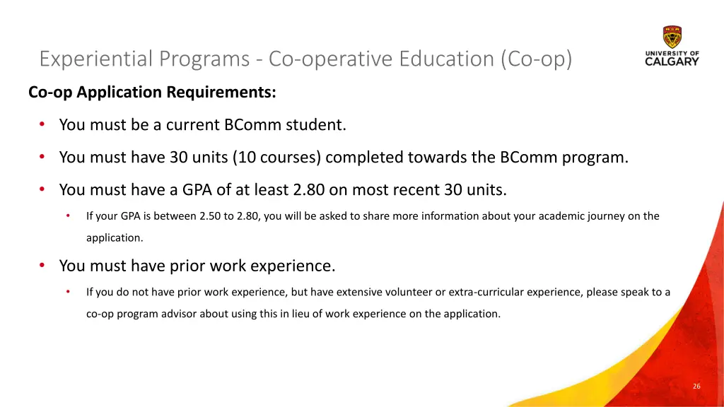 experiential programs co operative education co op 1