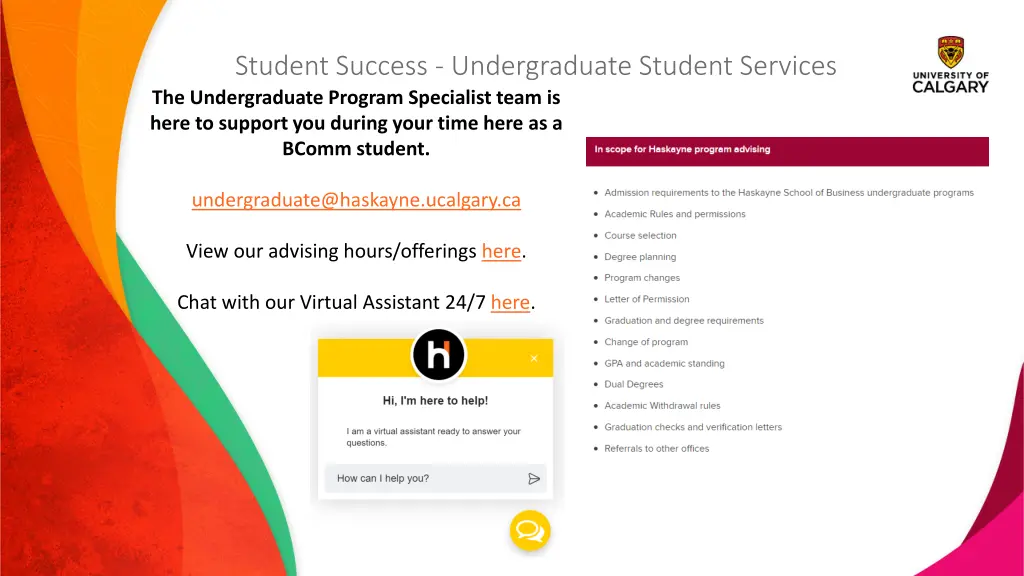 student success undergraduate student services