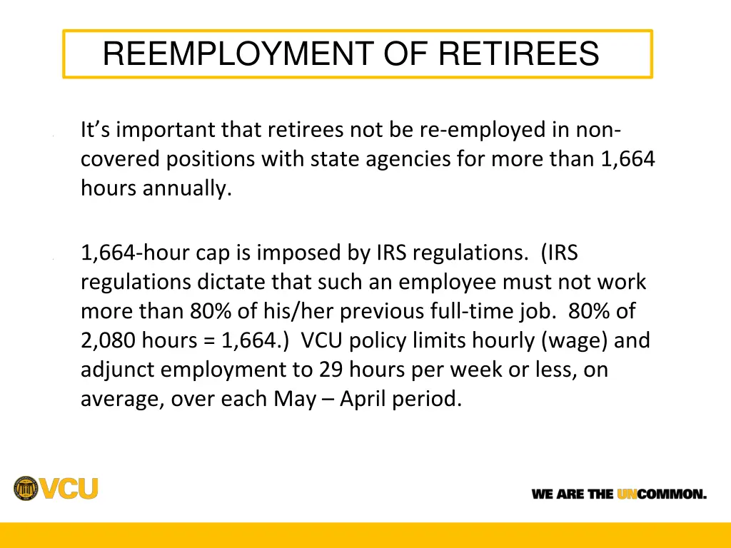 reemployment of retirees 1