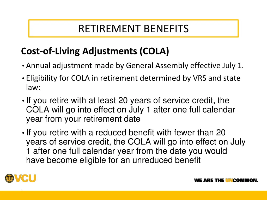 retirement benefits 1