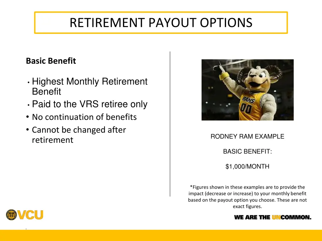retirement payout options 1