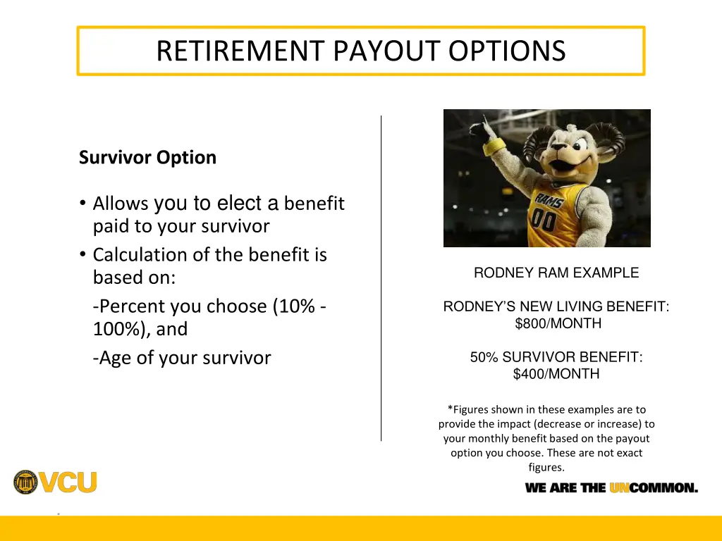 retirement payout options 2