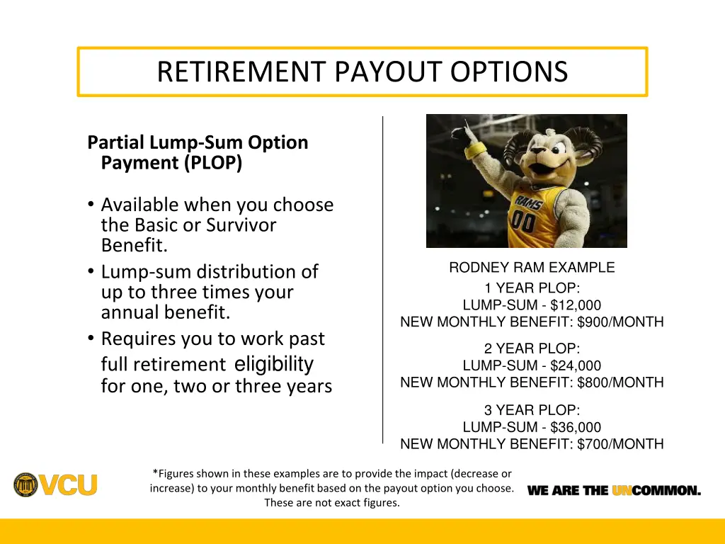 retirement payout options 4