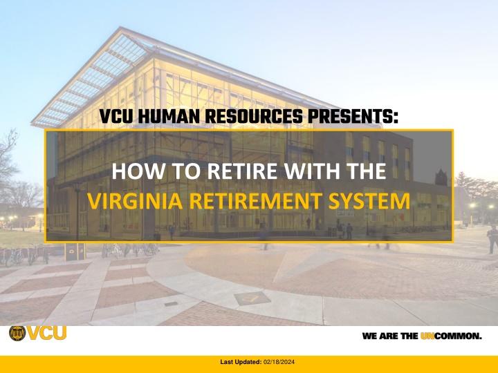 vcu human resources presents