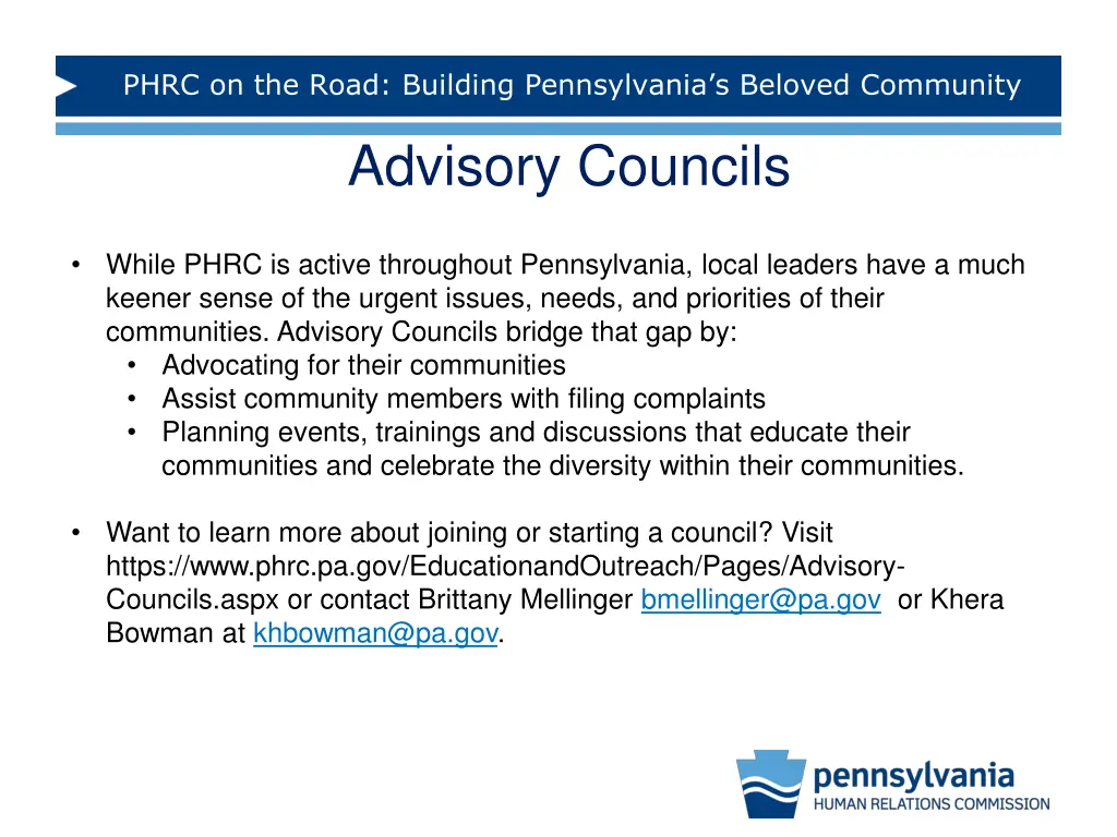 phrc on the road building pennsylvania s beloved 11