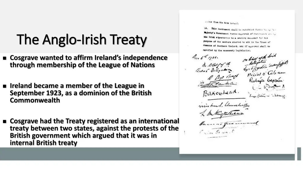 the anglo the anglo irish treaty irish treaty