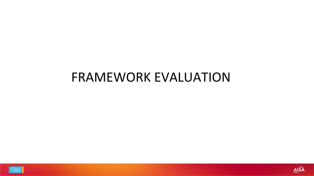 framework evaluation 3