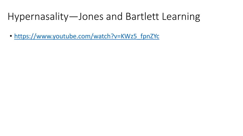 hypernasality jones and bartlett learning