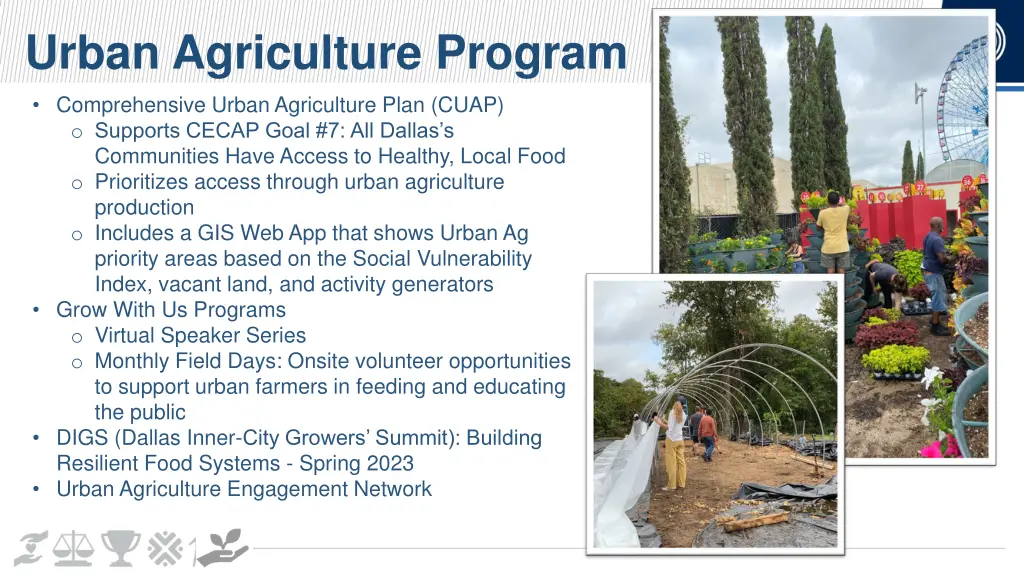 urban agriculture program