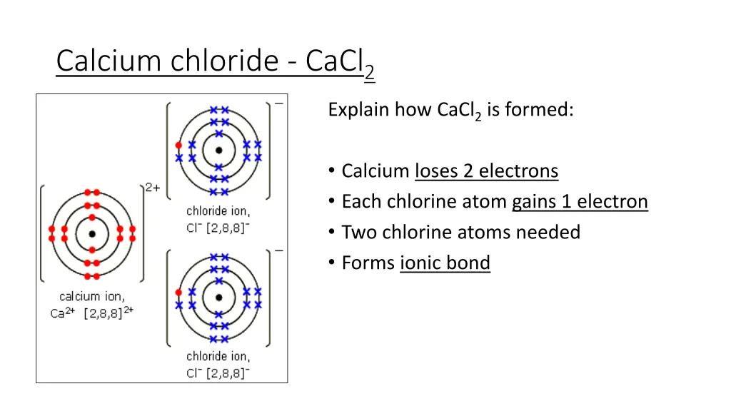 calcium chloride cacl 2