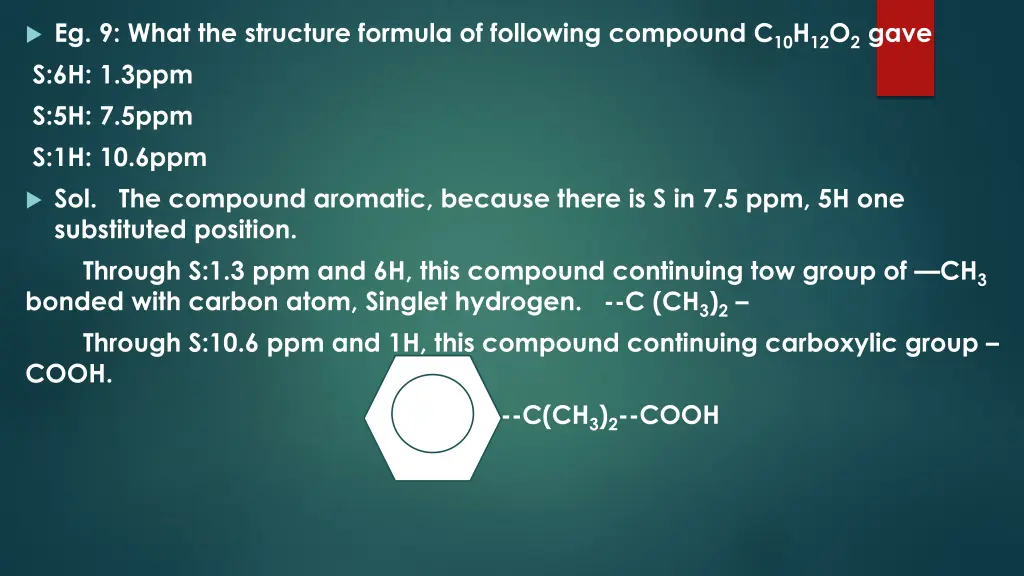 eg 9 what the structure formula of following 1