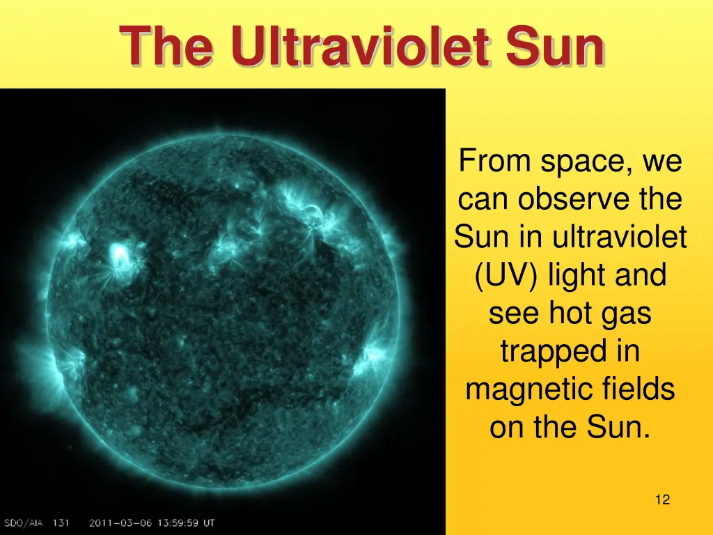 the ultraviolet sun