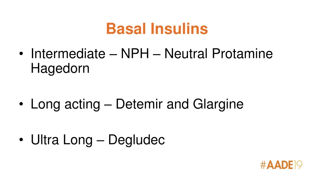 basal insulins