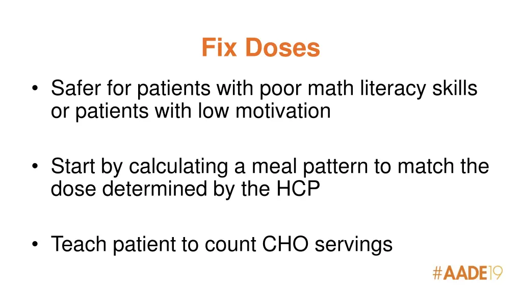 fix doses