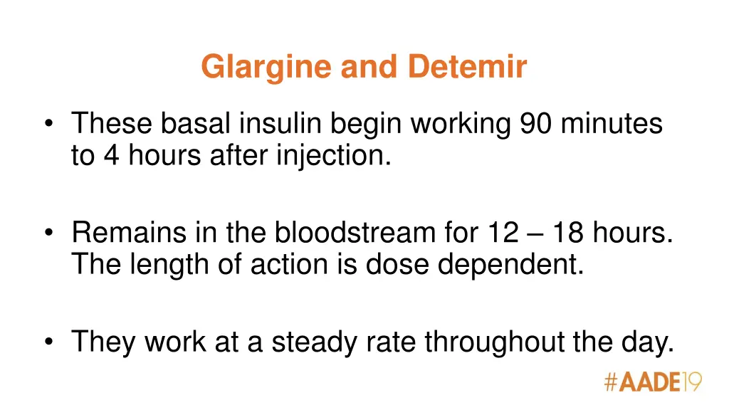 glargine and detemir