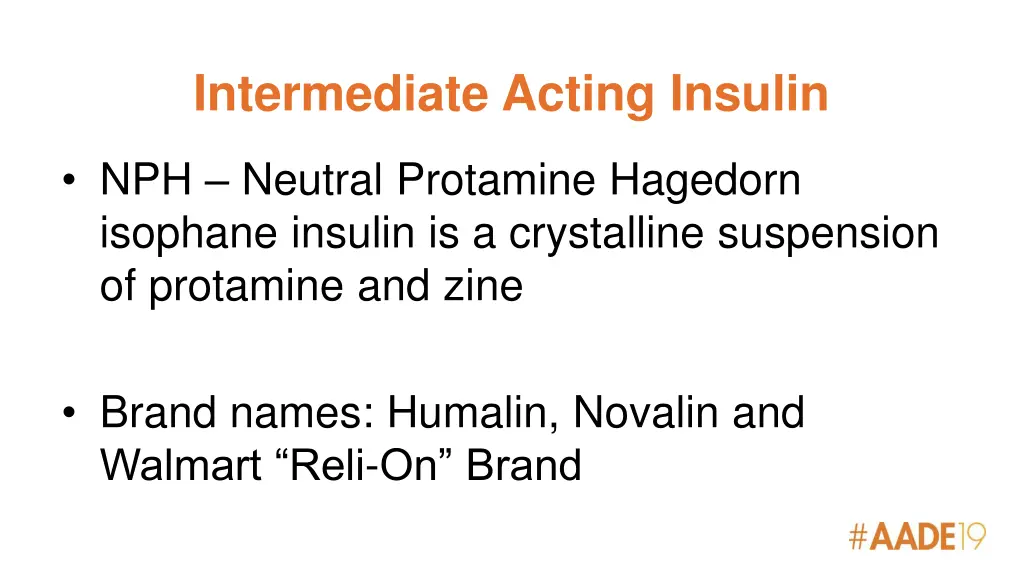 intermediate acting insulin