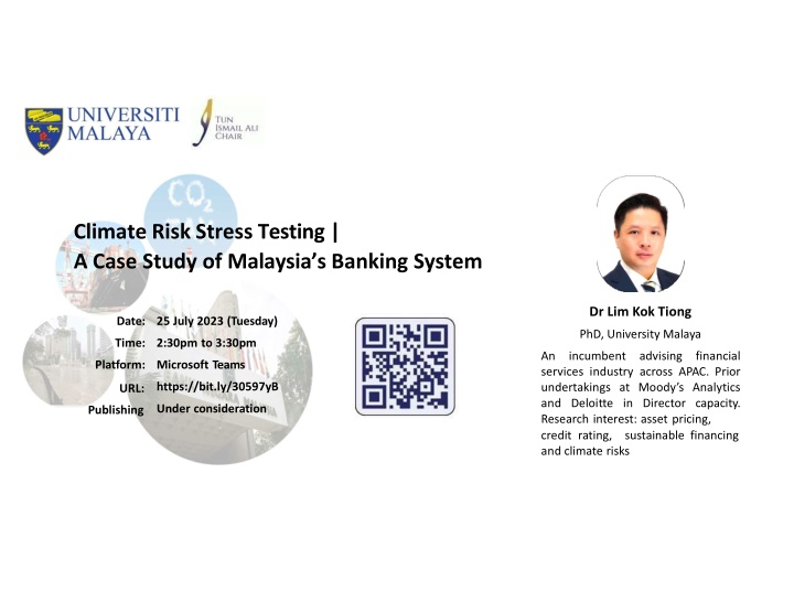 climate risk stress testing a case study