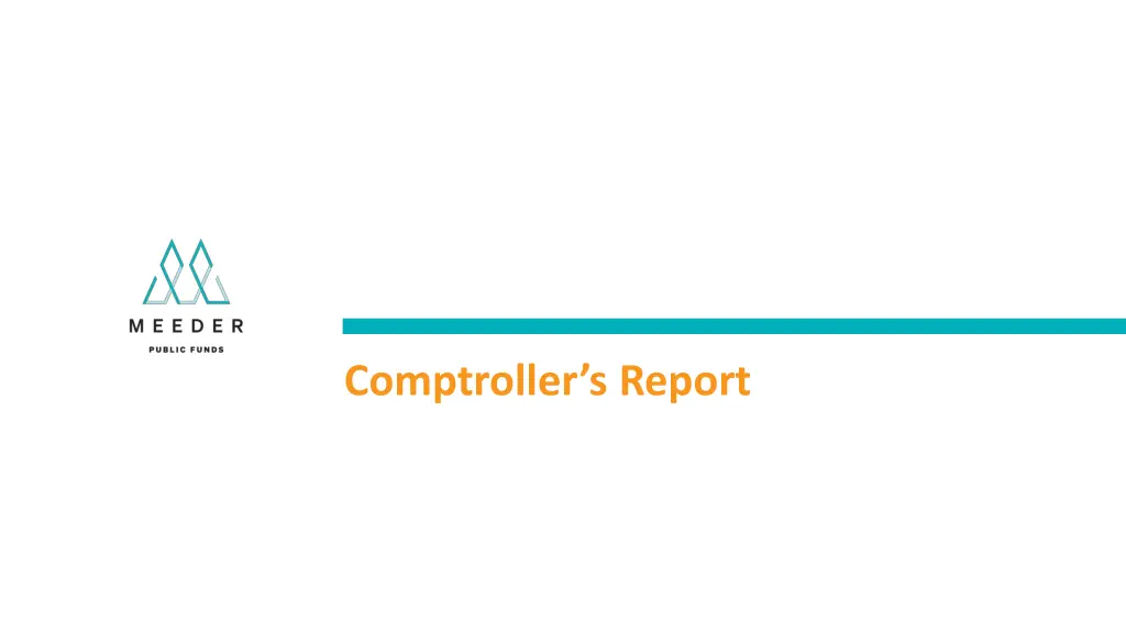 comptroller s report