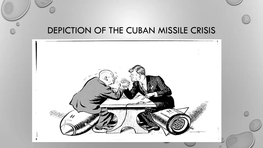 depiction of the cuban missile crisis