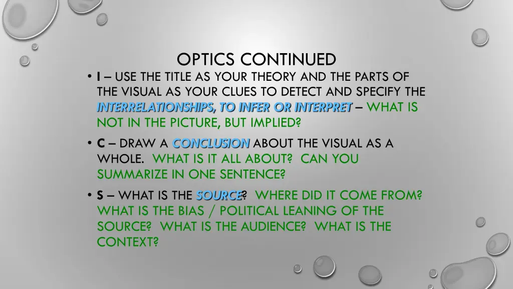 optics continued