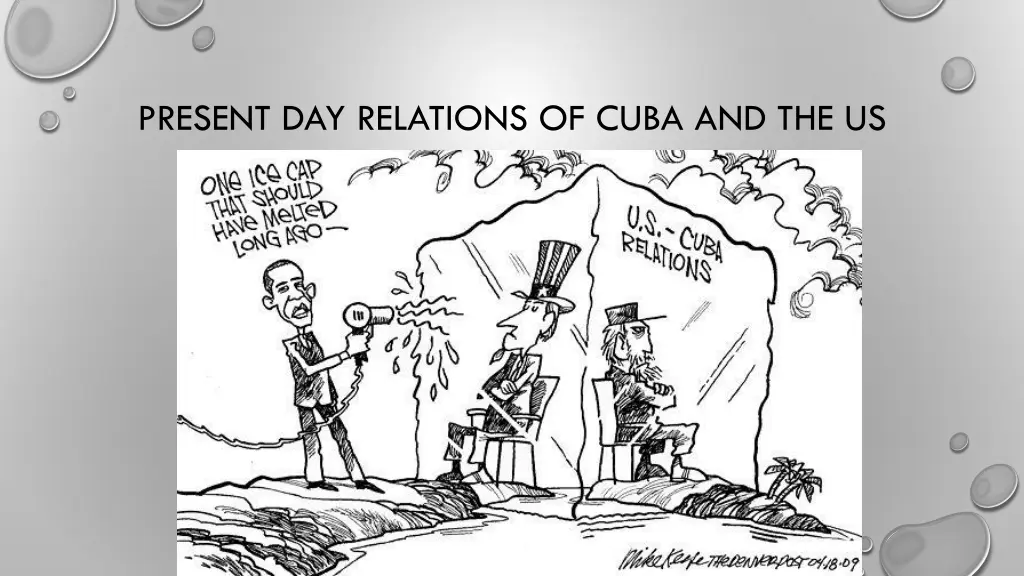 present day relations of cuba and the us