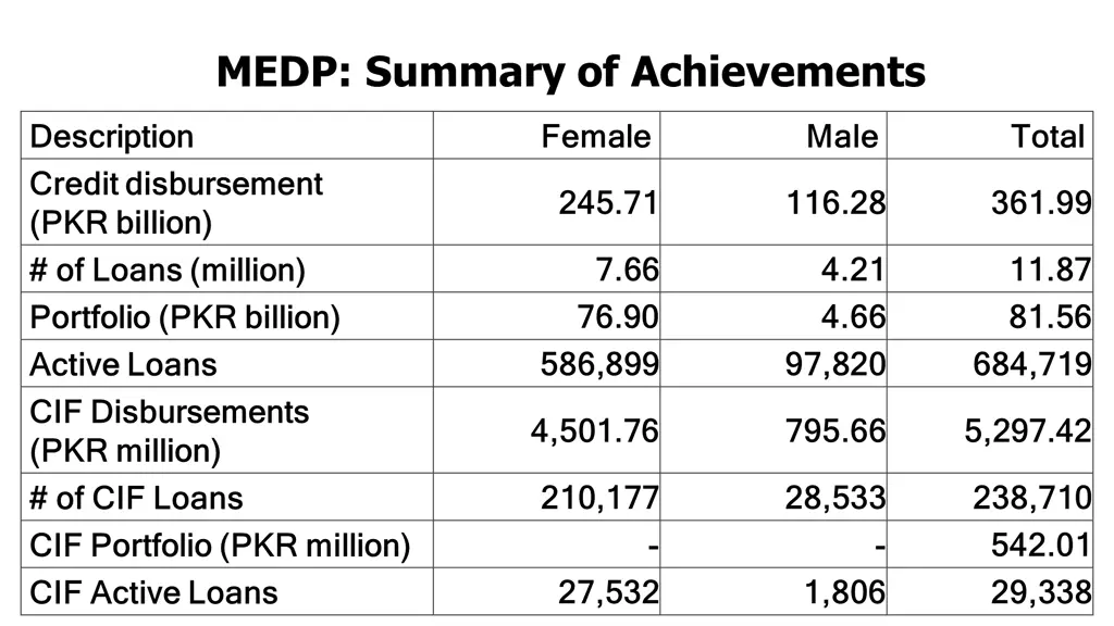 medp summary of achievements