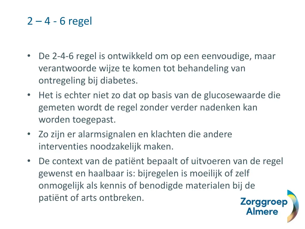 2 4 6 regel 1