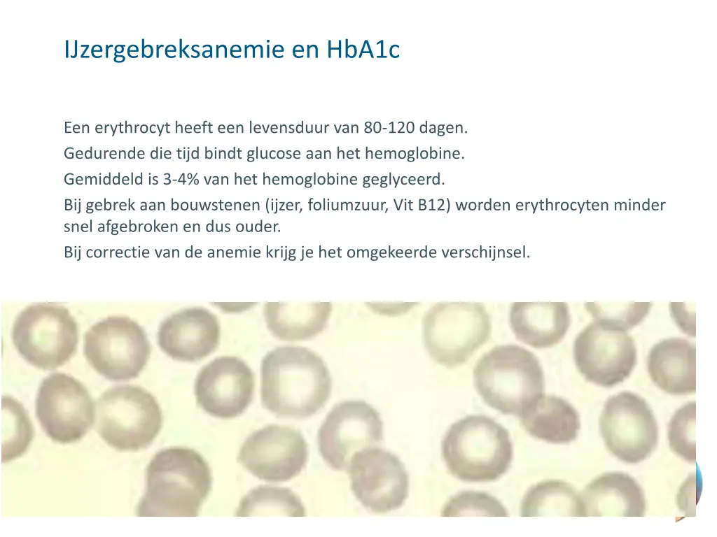 ijzergebreksanemie en hba1c