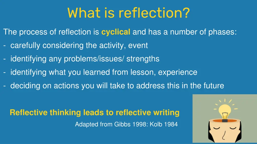 what is reflection 1