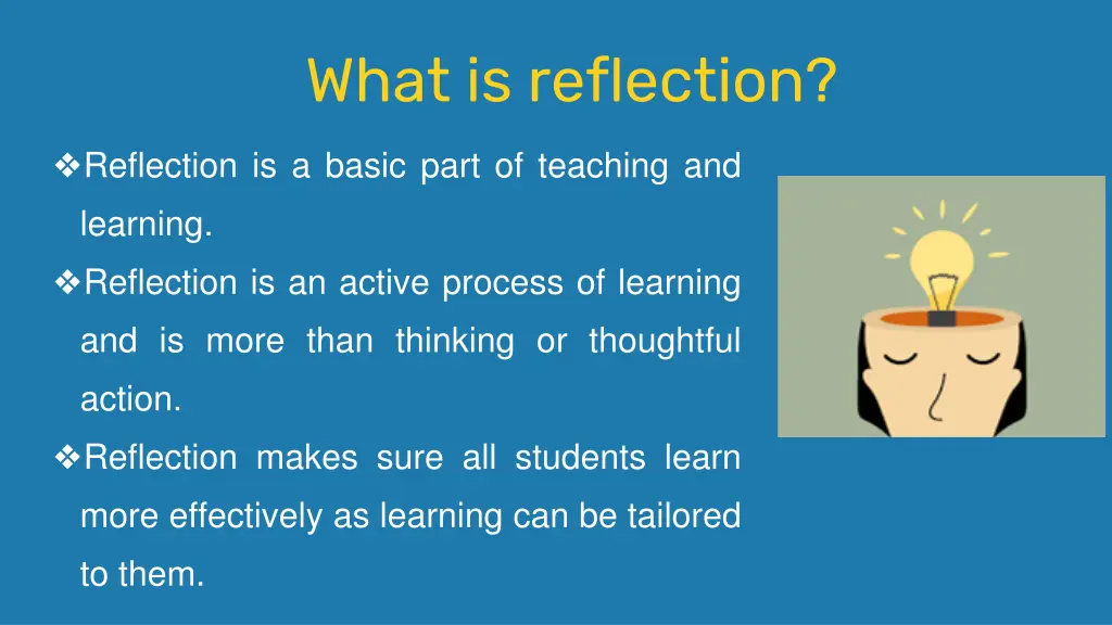 what is reflection