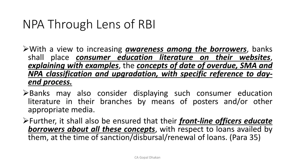 npa through lens of rbi 29