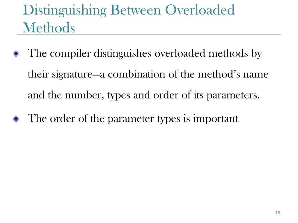 distinguishing between overloaded methods