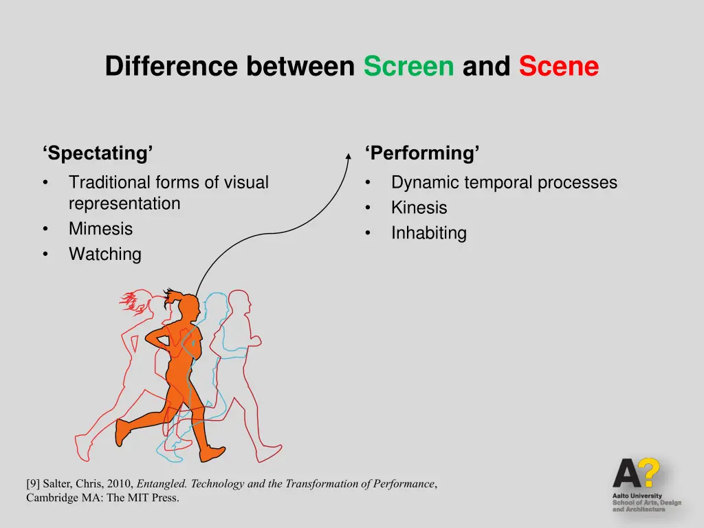 difference between screen and scene