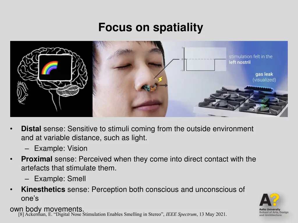 focus on spatiality