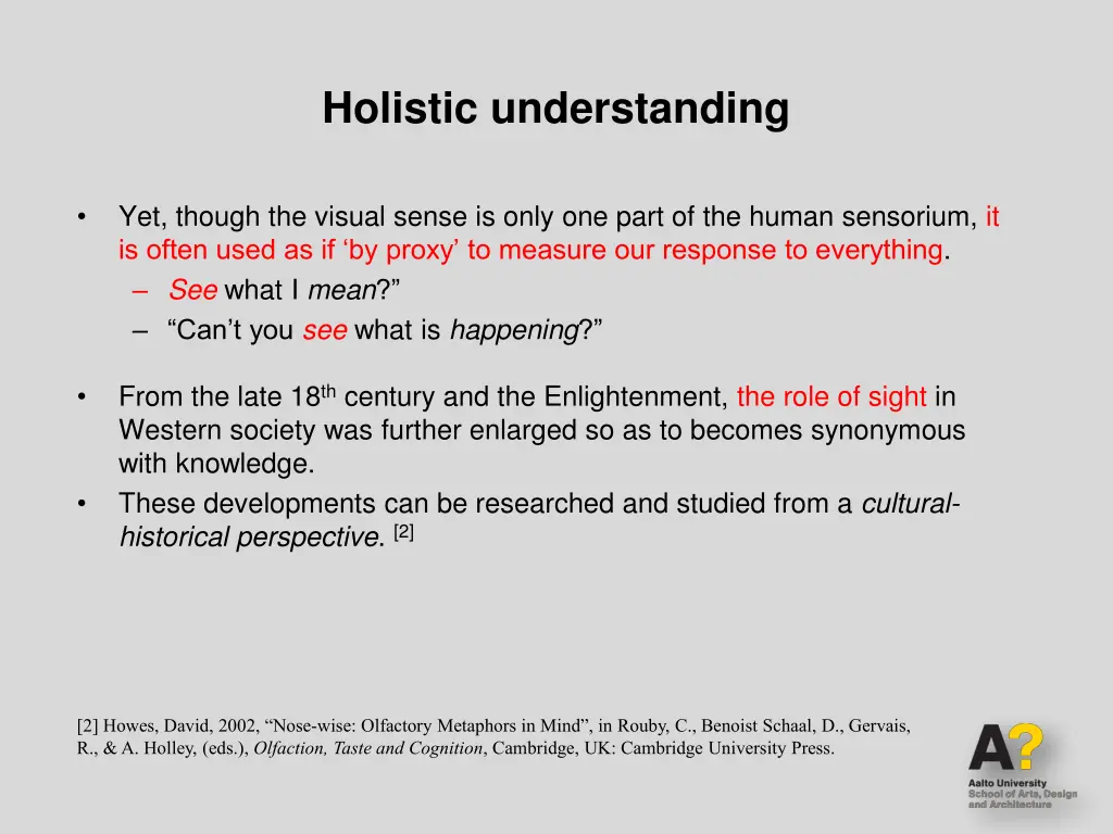holistic understanding 2
