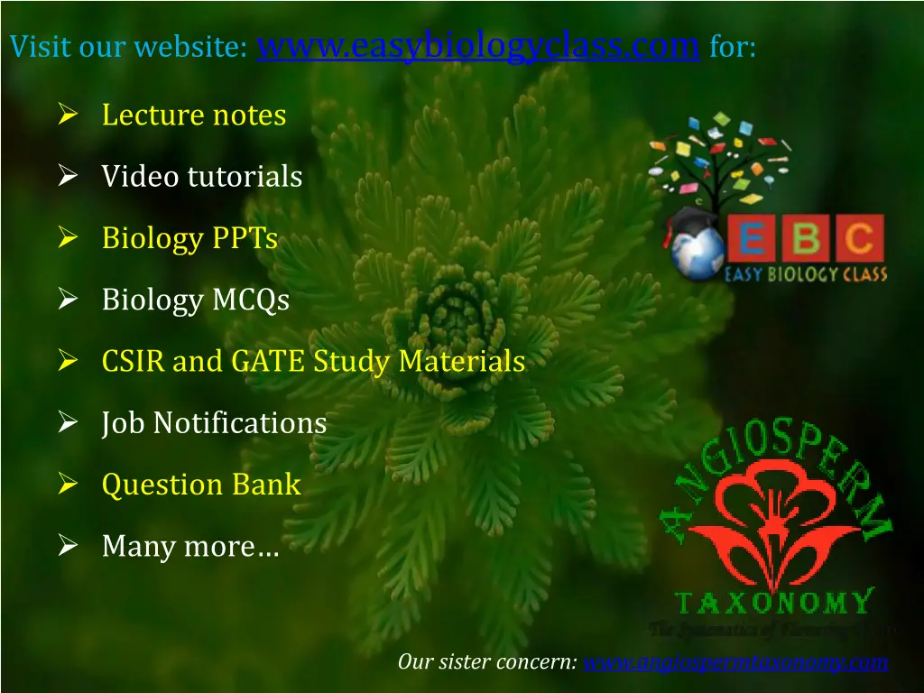 visit our website www easybiologyclass com for