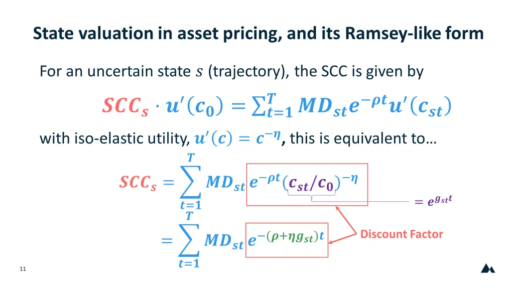 state valuation in asset pricing and its ramsey