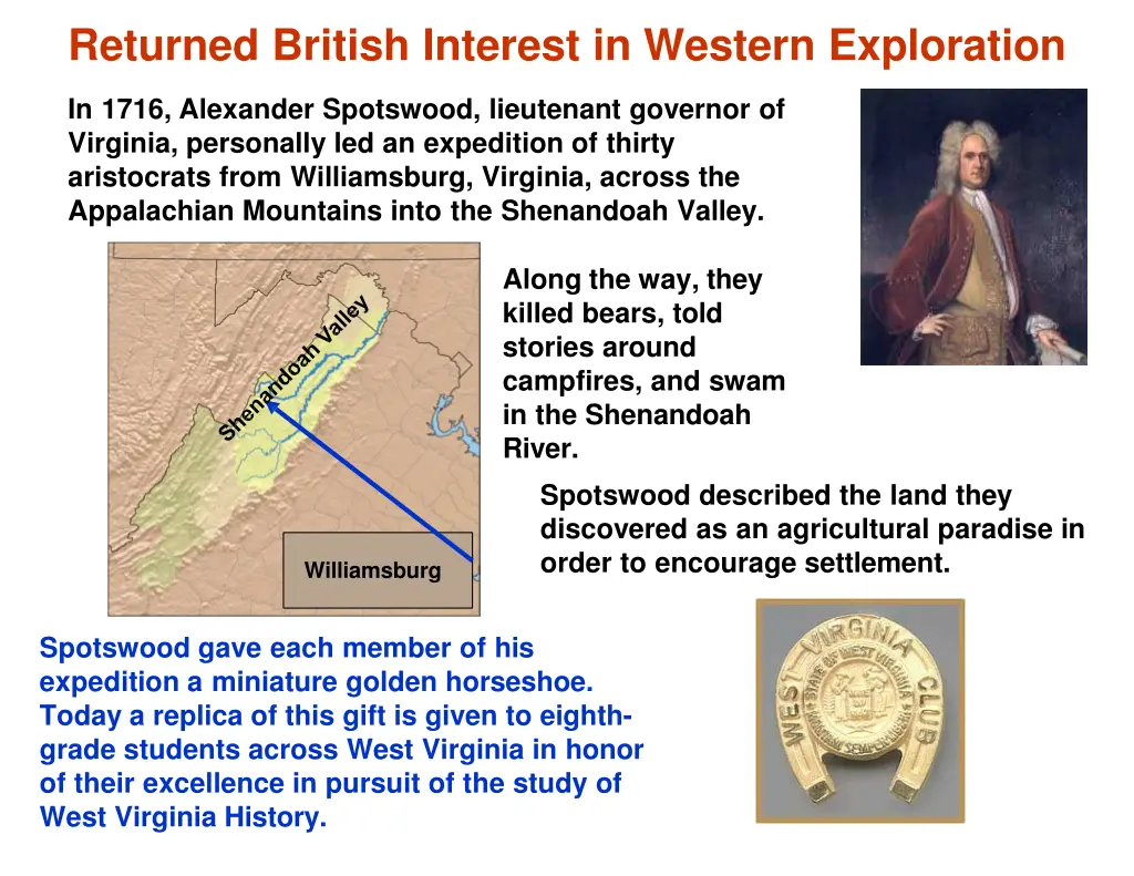 returned british interest in western exploration