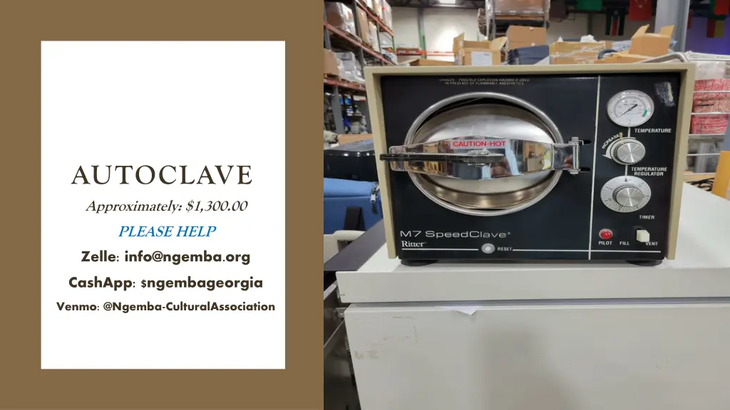 autoclave approximately 1 300 00