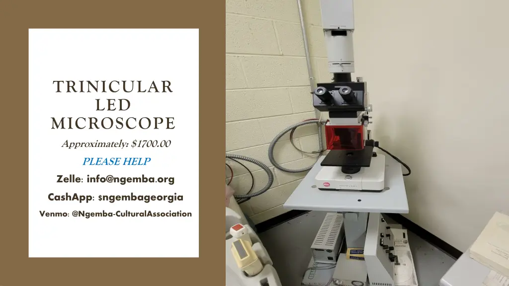 trinicular led microscope approximately 1700 00
