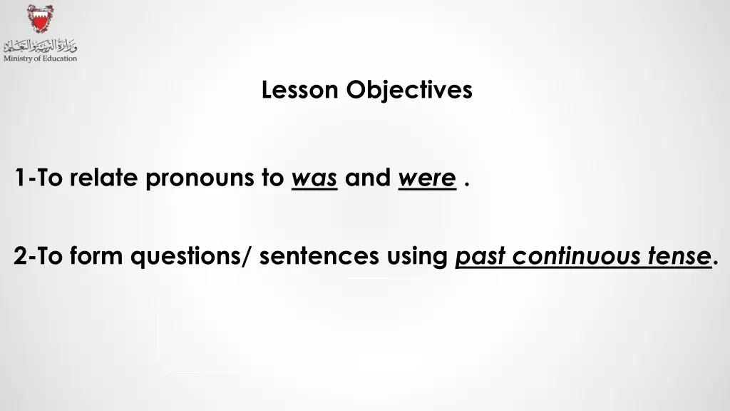 lesson objectives