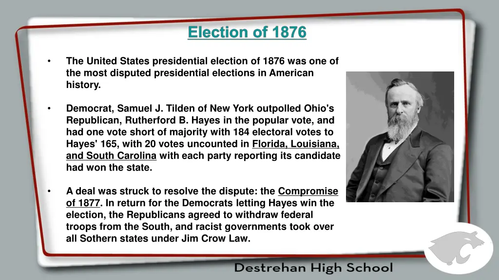 election of 1876