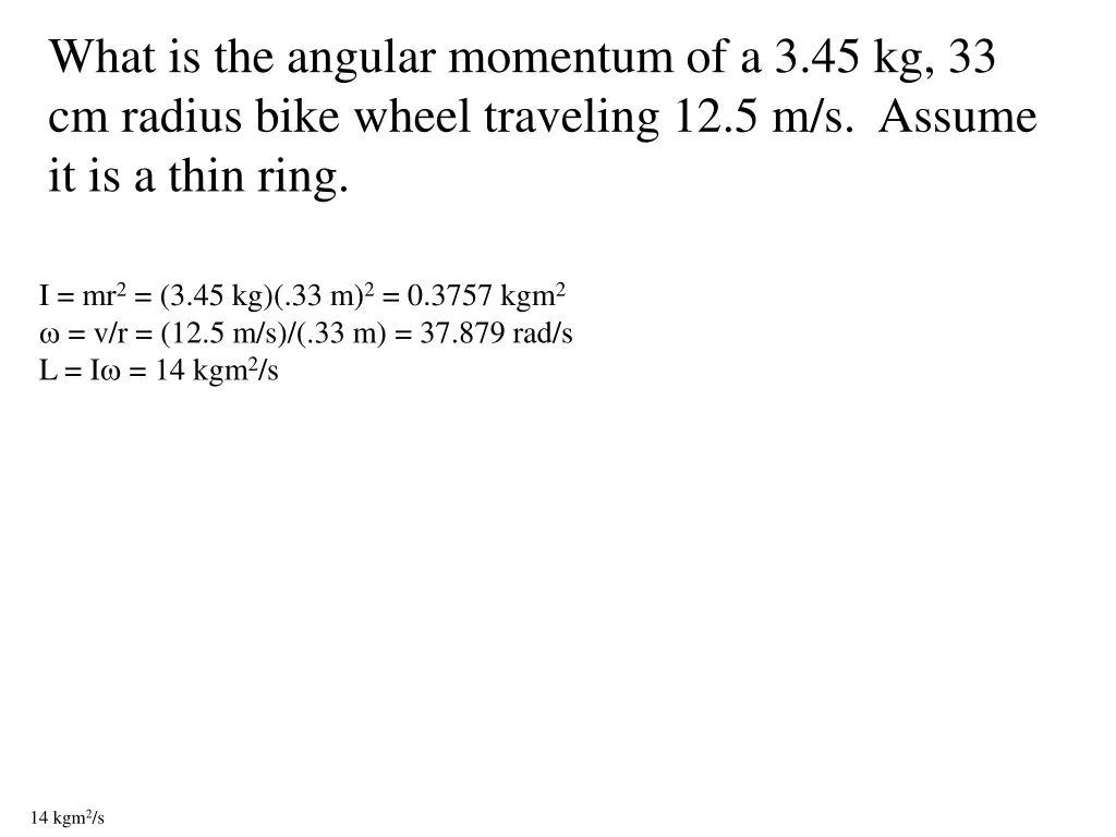 what is the angular momentum