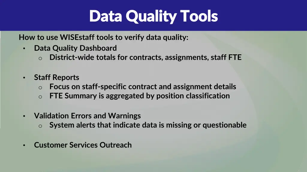 data quality tools data quality tools