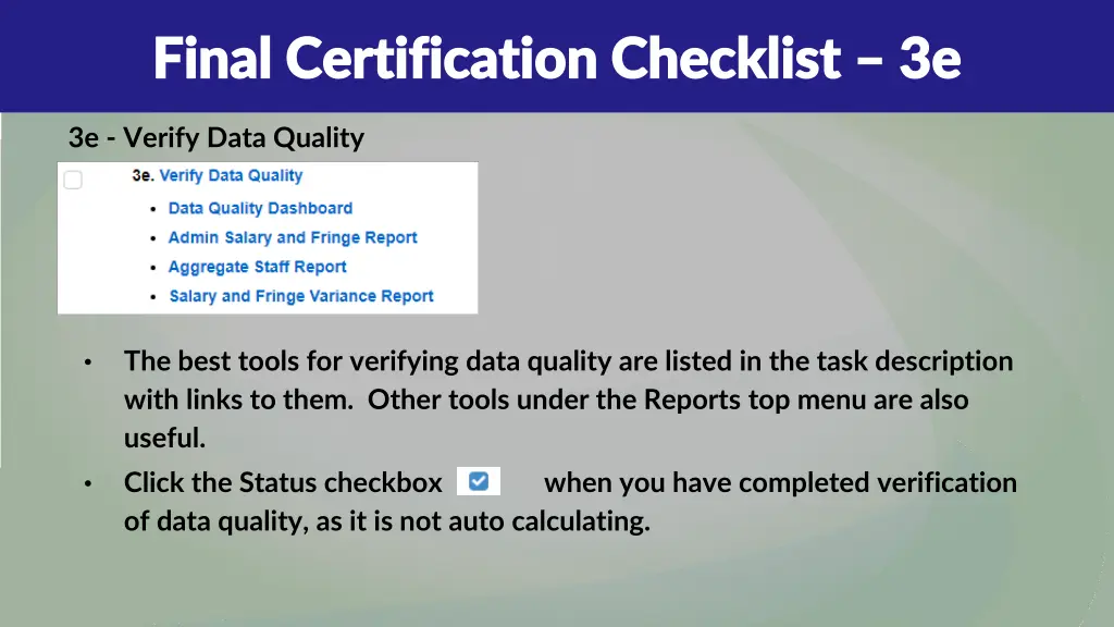 final certification checklist final certification 9