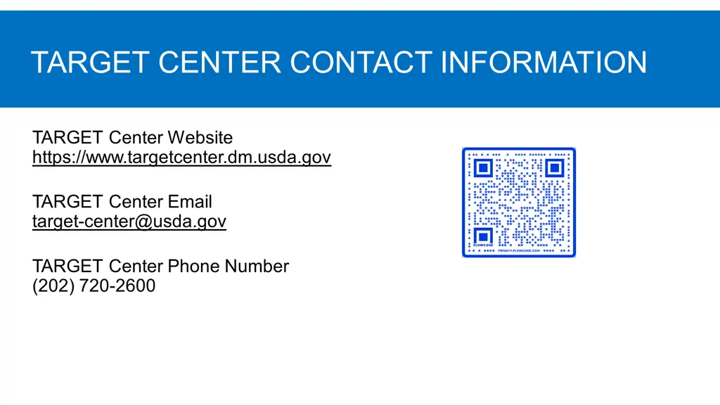 target center contact information