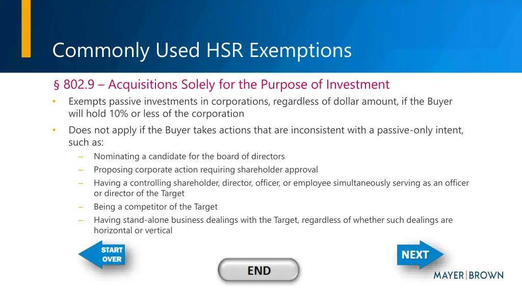 commonly used hsr exemptions 4